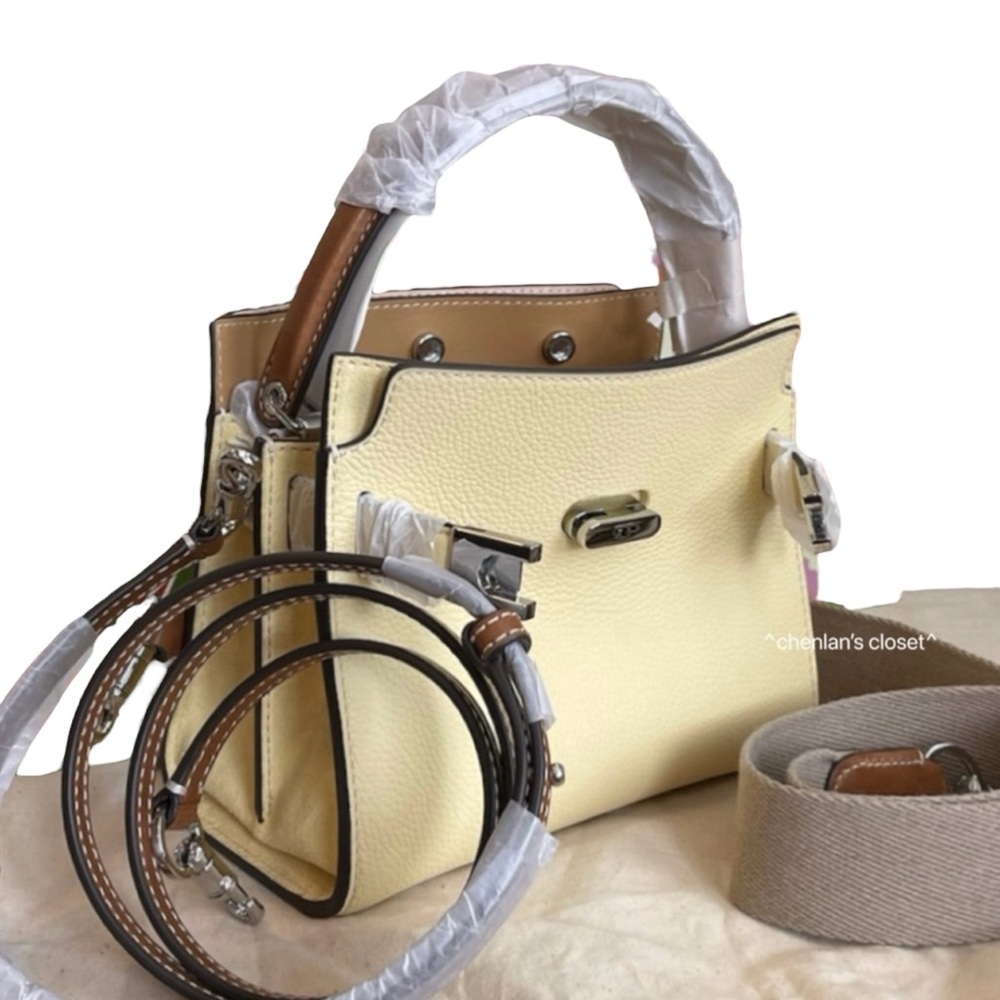 🌸NeW! Authenticated! Rare! Tory Burch PETITE LEE RADZIWILL DOUBLE BAG - Picture 3 of 17